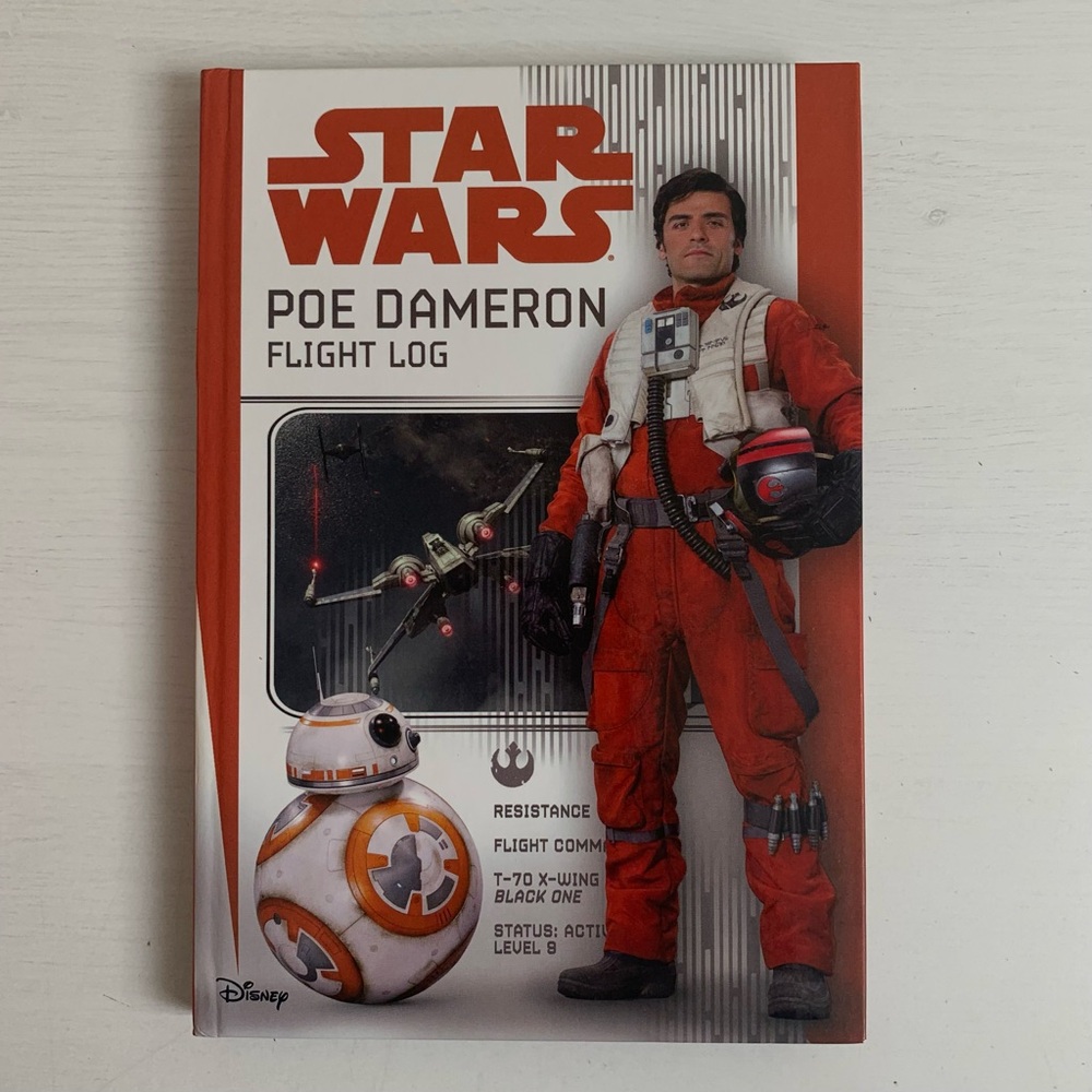Star Wars Poe Dameron Flight Log by Michael Kogge Kids Book Hardcover